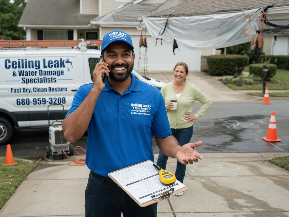 Ceiling Leak Cleanup Davilla, TX FAQs